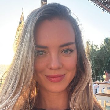Angelika smiling
